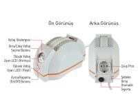 TUNÇMATİK Reguline 600VA TSK2918 REGULATÖR  VOLTAJ DUZENLEYICI GERİLİM DÜZENLEYICI 